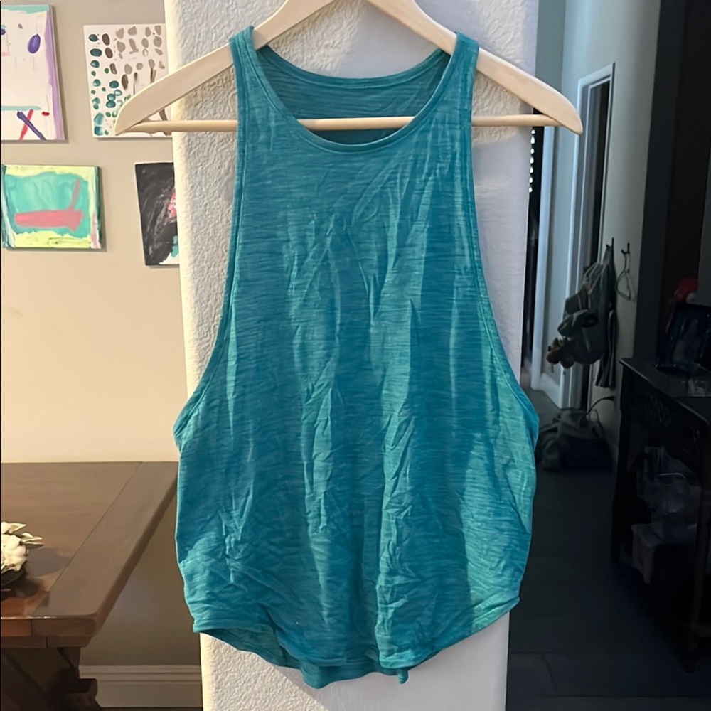 Teal Sleeveless Women's Top